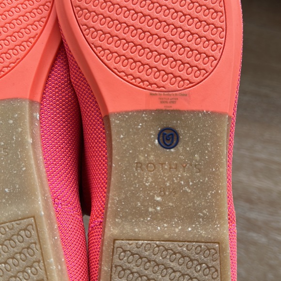 Rothy’s The Flat Tropical Pink Size 8.5 Retired - Picture 7 of 10